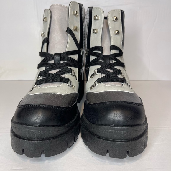 Sugar Calling Metallic Hiker Boots - Picture 2 of 9